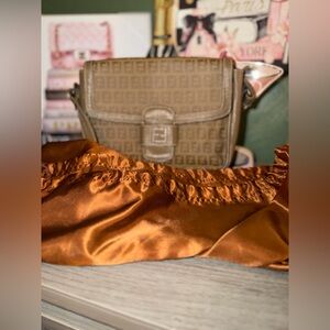 Fendi Tan Crossbody Bag